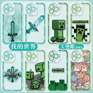 HP Latest Cute Minecraft For Redmi Note 14 Pro Plus 15C 14C Note 13 4G 5G Note 13 Pro+ Tk Soft Case 
