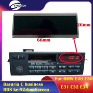 Car radio  LCD Repair Display for BMW E28 E30 E31 E32 E34 E36 Bavaria C business RDS ke-92zbm screen