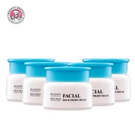 (แพ็ค 5 กระปุก) SCENTIO MILK PLUS BRIGHT AND WHITE FACIAL DAY & NIGHT CREAM เซนทิโอ มิลค์ พลัส ไบร์ท