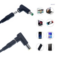 【SUIT*】 1PC 5 5mm x 2 5mm Female to Male Plug 90 Degree Angle DC Power Converter Adapter for Laptop 