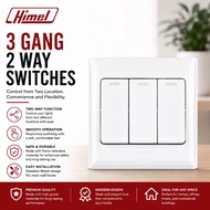 HIMEL ADVANCED SERIES 3 GANG 2 WAY SWITCH