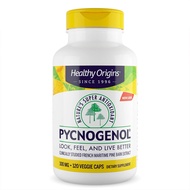 Healthy Origin Pycnogenol 100 mg 120 Veggie Capsules Support for Joint/Skin/Circulatory/Eye Health O