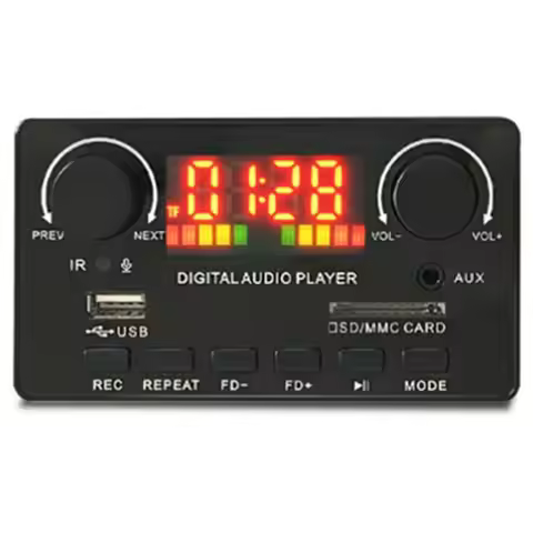 A01E-1 Piece Bluetooth Power Amplifier Board Stereo Music Amplifier Bluetooth Module Plastic