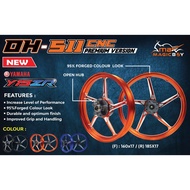 Magic Boy Sport Rim CNC OH511 Y15ZR 160/185 x 17 CNC Forged OH 511 Y15 Black/ Matt Blue/ Matt Bronze