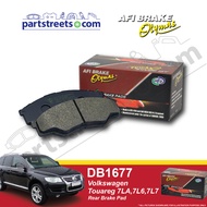 Olymas Rear Brake Pad - Volkswagen Touareg 7LA,7L6,7L7 - DB1677 (1set)