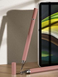 蓮花粉電容平板手寫筆,雙頭觸控筆書寫,相容於蘋果/安卓智慧型手機及市面上主流平板電腦！