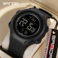 SANDA Electronic Watch LED Display Multi-Functional Men's Watch 2141-2