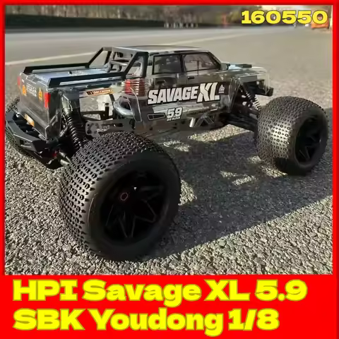 Hpi Racing Rc Nitro Engine Off-Road Monster Truck 1/8 Scale 4x4 5.9cc Savage Xl Sbk Self-Build Kit F