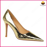 VRAIEMODE diamond embossing High-Heeled Shoes Woman Pumps Stiletto Party Women Shoes Pointed Toe Hig