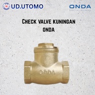 BRASS CHECK VALVE 1/2" TABOK ONDA 1/2 INCH VALVE BRASS CHECK VALVE/