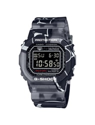 (AUTHORIZED SELLER) Casio Baby-G Digital Gray Resin Strap Men Watch DW-5000SS-1DR-P