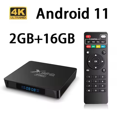 TV Box Android 11 X96Q Pro Allwinner H313 Quad-core Cortex™-A53 2GB 16GB 4G WiFi HD 4K Smart Media P