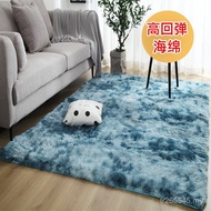 Rectangular Blanket Small Sofa Living Room Dirt-Resistant Carpet Tie-Dye Bedroom Carpet Carpet Bay W