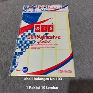 Sticker Label 103 Label Undangan