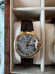 Cartier Ballon Bleu 18K 玫瑰金 自動腕錶