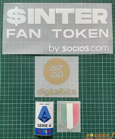 2021-22 Internation home patch set 21-22 Serie A + Scudetto + sponsor patch Player Issue Size soccer