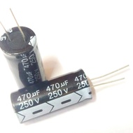 5ชิ้น470UF 250V 470MFD 250โวลต์ ± 20% -40 + 105C อลูมิเนียมตัวเก็บประจุแบบอิเล็กโทรไลติก18 × 40มม