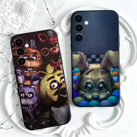 Game Five Nights At-Freddys Fnaf Phone Case For Samsung Galaxy A73,A72,A71,A70,A53,A52,A51,Soft Sili