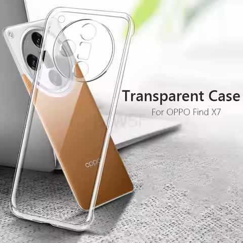 For OPPO Find X7 Case Slim Soft TPU Transaprent Clear Phone Case On For OPPO Find X7 Ultra FindX7 Ul
