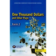 One Thousand Dollars and Other Plays Form 2 Text Book (English Literature) KSSM ( TB FORM 2 )