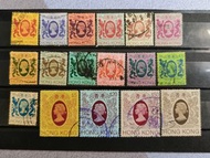 80年代香港女皇頭郵票，舊票17全
