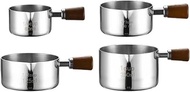 4-Piece Stainless Steel Measuring Cup Set 60ml to 250ml Sauce Cups (SUS304) Stackable Measuring Jugs