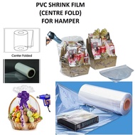 60cm Centre Fold PVC Shrink Film x 1m/5/10/20m Shrink Wrap Hamper Wrap Heat Shrink Promotion Pack Ch