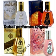 Perfume 50 ml ORIGINAL100% Made inUAE Collection OUD MOOD Ard Al Zaafaran Hareem kasturi tulen Rose Paris from طر