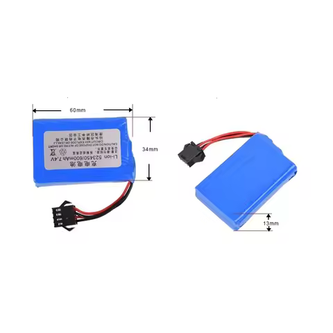 TERANTY Power 1Pcs 7.4v battery for E561 RC truck RC car RC boat 7.4V 600mAh Li-ion battery 523450 w
