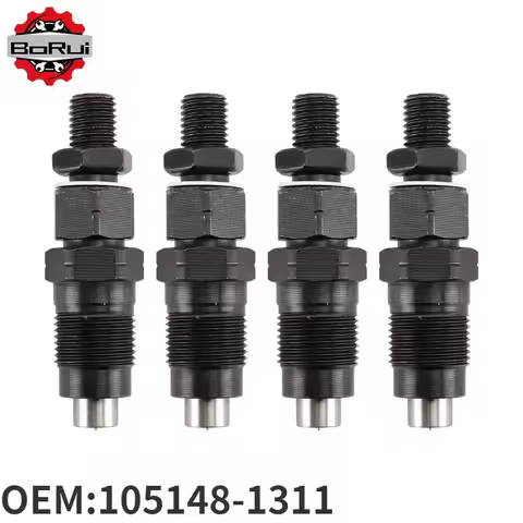 1/4PCS Fuel Injectors For Mitsubishi 4D56 Engine L200 L300 L400 Pick Up Diesel 105148-1311 MD196607 