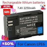 7.4V 2250mAh Digital Batteries for CANON LP-E6P EOS R5 II Camera