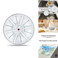 Ultrasonic Dish Washer Portable Mini Turbo Dishwasher Vegetable Washing Machine Household Sink Dishw