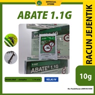Abate 1.1G Racun Jejentik BASF 10g Temephos 1.1% Bunuh Larva Nyamuk Kolam Tadahan Bertakung
