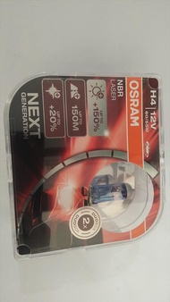Bohlam Lampu H4 12V 60/55W NBR Laser Osram Germany