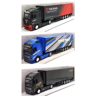 Bburago 1-43 Diecast Mercedes Benz Actros Gigaspace Container Yokohama Truck Trailer Volvo FH16 Glob