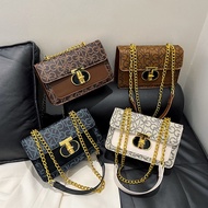 Bag Women 04 Fashion Small Square Bag French Niche High-End Printing All-Match Chain Shoulder Messen
