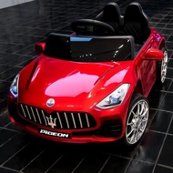 Kids 4-Wheel Electric Ride-On Car Remote Control Large Baby Toy Car Boys Girls Rechargeable Ride Car