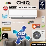 CHIQ 1.0/1.5/2.0/2.5HP Air Conditioner 4 way auto swing Inverter CSDC-09DDE / CSDC-12DDE / CSDC-18DD