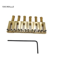 Electric Guitar Bridge Saddles Brass 10.5MM Tremolo Parts Electric Guitar Bridge String Saddle Guita