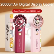 20000mAh  Turbine Handheld Fan,Handheld Fan,Rechargeable Desk Fan Usb Car Fan For Personal Office De