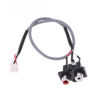 1PCS 30CM Audio Signal Cable TO XH2.54MM-3PIN Audio Input Socket Extended Sound