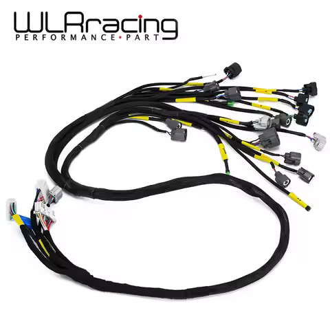 Tucked Engine Harness For 92-00 Honda Civic Integra B16 B18 D16 EK EG EM Engine Motor Wiring Harness