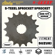 S-TEEL Front Sprocket 4096K-17T /4096K-18T｜Suzuki GSX-R1300 / GSX-R1000，530 ， C45 Steel，Laser-Cut