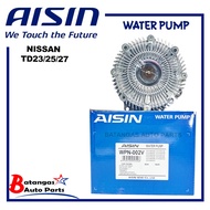 AISIN WATER PUMP NISSAN FRONTIER TD27 1997-2004 With Clutch Fan MID-PULLEY ALIGNMENT WPN-002V