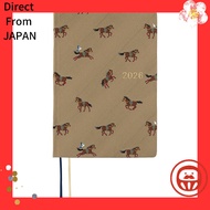 【Brand New / Authentic】
Hobonichi Techo 2026 HON English Version - Thai & Chief / Galloping Horse [A