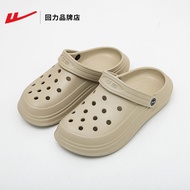 รองเท้าแตะผู้ชาย Warri 2025 ฤดูร้อนใหม่ รองเท้าแตะชายหาด ทรงปากมน รองเท้าแตะส้นหนา แฟชั่น ใส่กลางแจ้