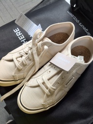 全新 Superga 米白色有機棉帆布鞋