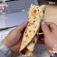 BLISS Flying Pancake Pencil Case, Creative Design Stain-resistant Simulated Pancake Storage Bag, Fun