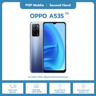 OPPO A53s 5G โทรศัพท์มือถือ(มือสองสภาพใหม่97% รับประกัน 1ปี ฟรีอุปกรณ์ตกแต่งครบชุด) Blue 8GB+256GB