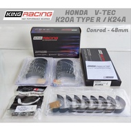 KING Race XP Bearing - Honda 2.0L K20 K20A 2.4L K24A VTEC TYPE R Civic FD2R FN2 EP3 Integra DC5 Acco